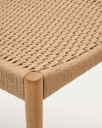 Analy Стул из массива дуба с натуральной отделкой и сиденьем из 100% веревки