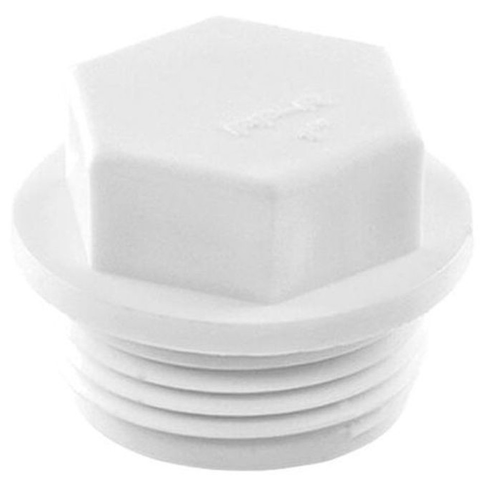 Заглушка TEBO бел. PP-R резьбовая 32x1" (60/600), арт. 030090203