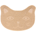 Коврик для животных «ДОНКОТТИКО», мордочка, цвет бежевый, 35*30см (лейбл)