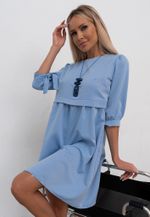 Платье Марин (светло-голубой) Р11-1028/4 Nikol