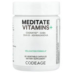 Codeage, Meditate Vitamins+, 60 капсул