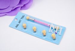 Аэропуффинг для дизайна, комплект 6 спонжей