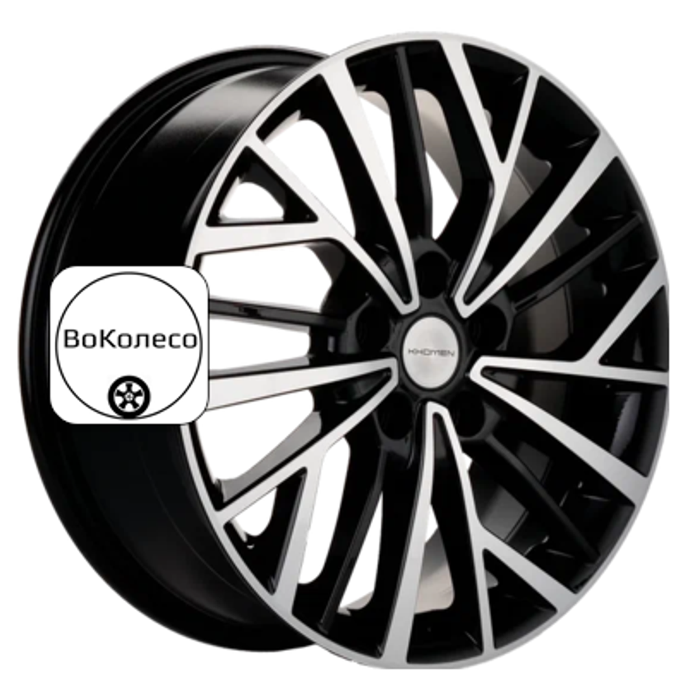 7x17/5x114,3 ET48,5 D67,1 KHW1717 (Sportage) Black-FP Khomen Wheels