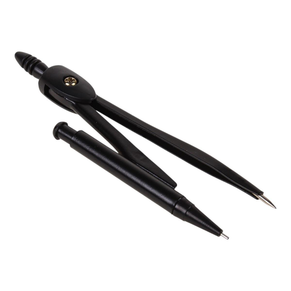 Циркуль-автоматический с запасными стержнями в пластиковом футляре