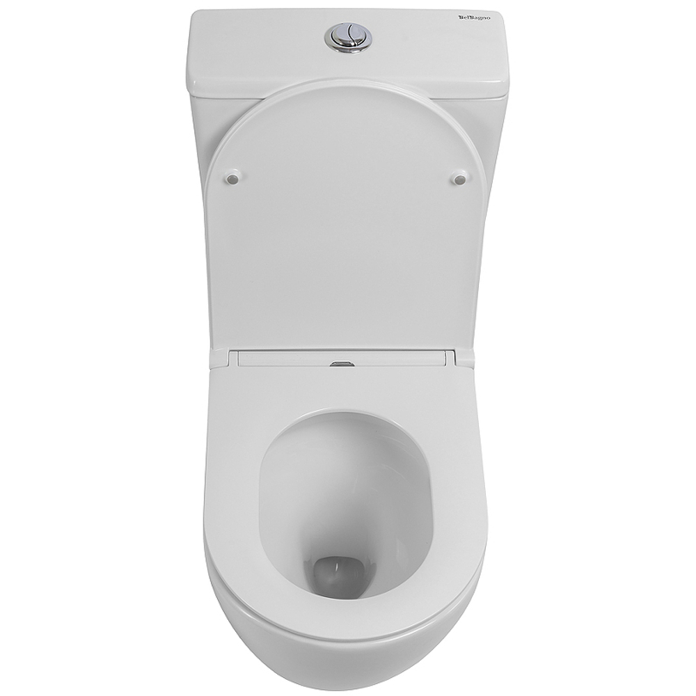 Унитаз компакт BelBagno Sfera-Tor BB2141CP-TOR без бачка и сиденья