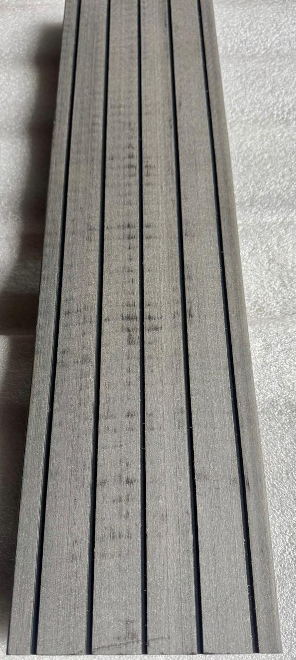 Террасная доска ДПК Best decking Light Тиснение/широкий вельвет цвет: Графит