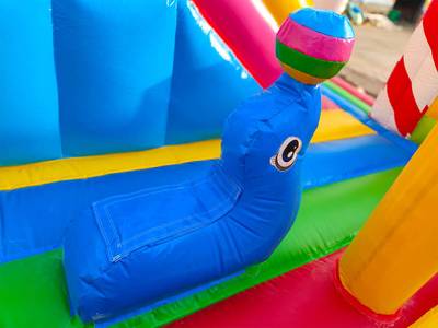 Коммерческий надувной батут «Парк развлечений 2» 12*8*7 м