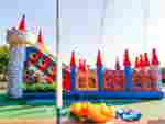 Коммерческий надувной батут «Замок развлечений», 14*6*8 м