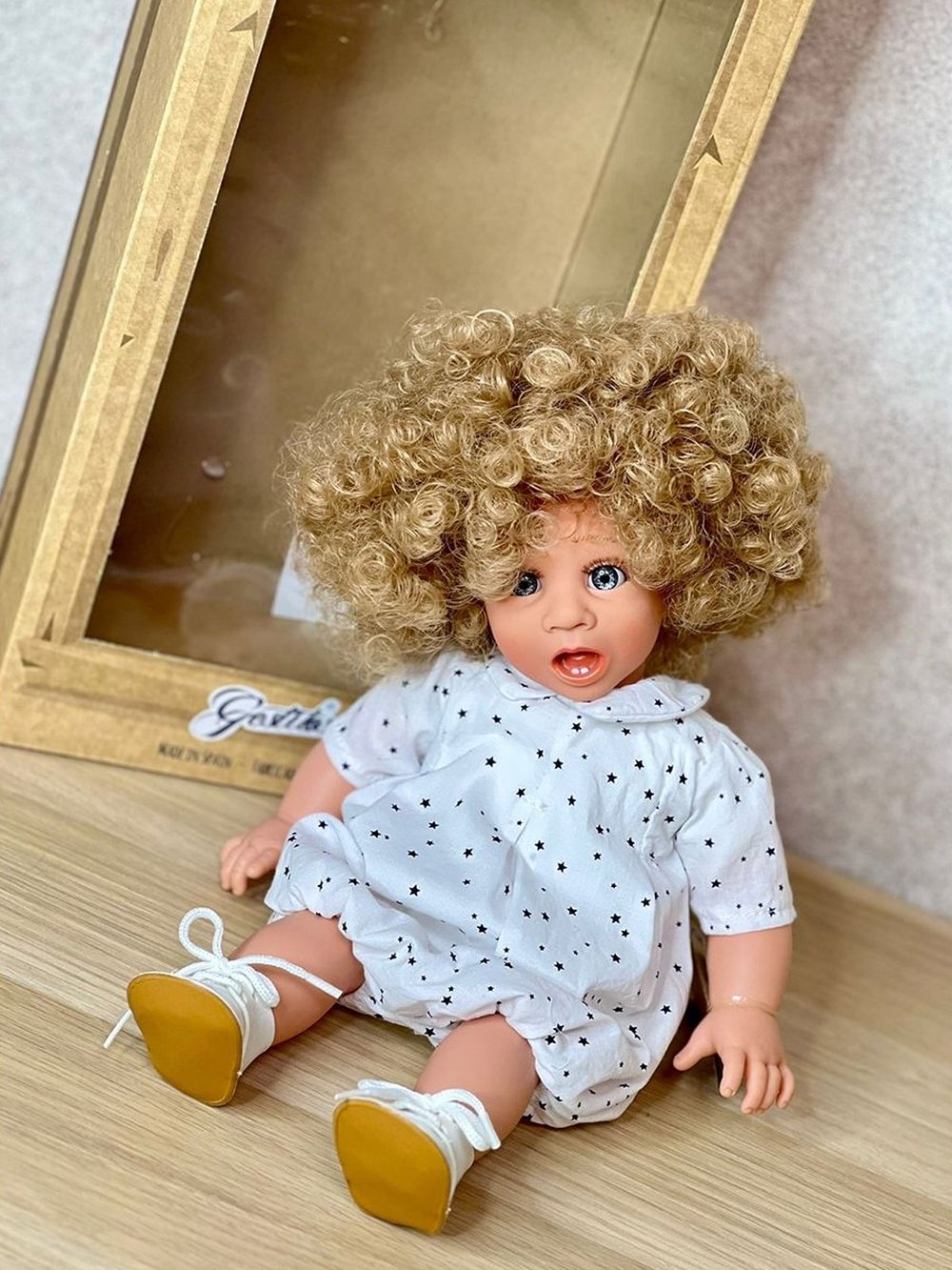 Кукла LAMAGIK мягконабивная 38см Gestito (12030A)