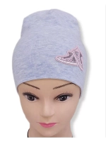 Шапка двухсторонняя трикотаж детская