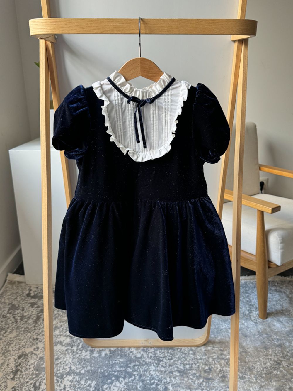 Новое бархатное платье Lime Kids, 104