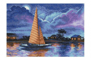 "Ночь под парусом"-1583 канва с рисунком