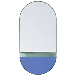 Зеркало oval, 30,5х60х10,5 см, мятное