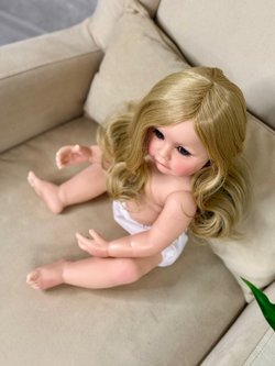 Кукла Реборн виниловая 55см без одежды (FA-028W)