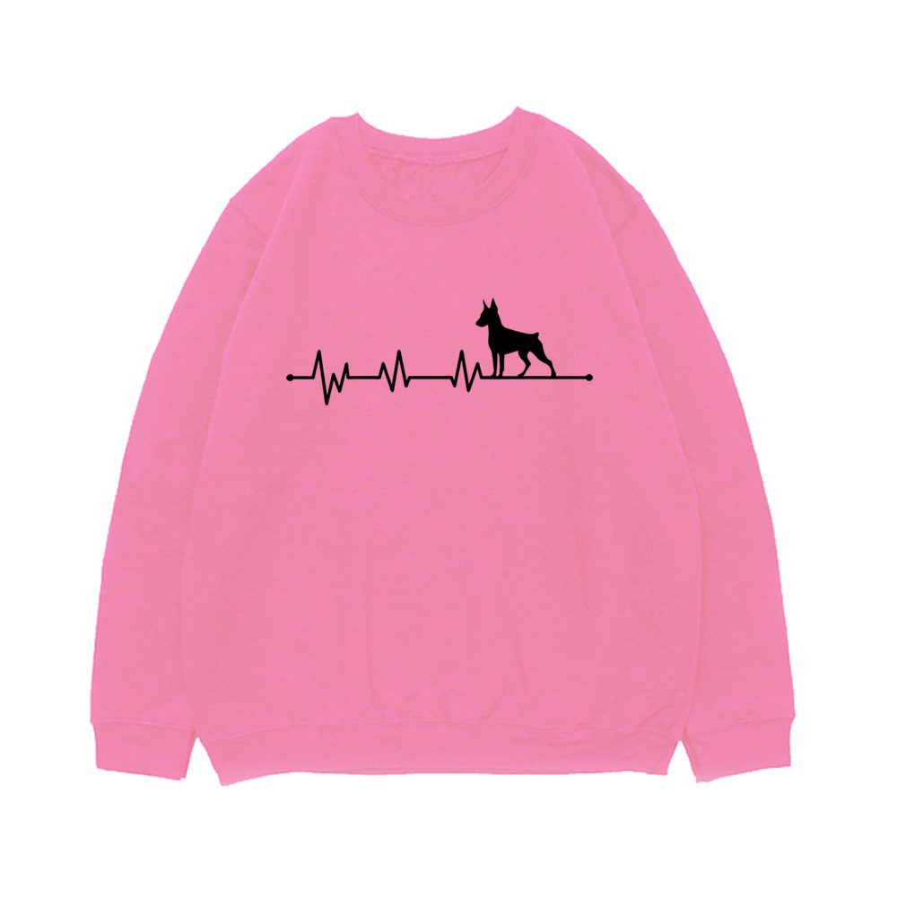 Свитшот "Цвергпинчер - сердечный ритм"