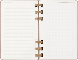 Еженедельник Moleskine SPIRAL (DHSPP2912MWH3) 130х210мм, цвет кофейный