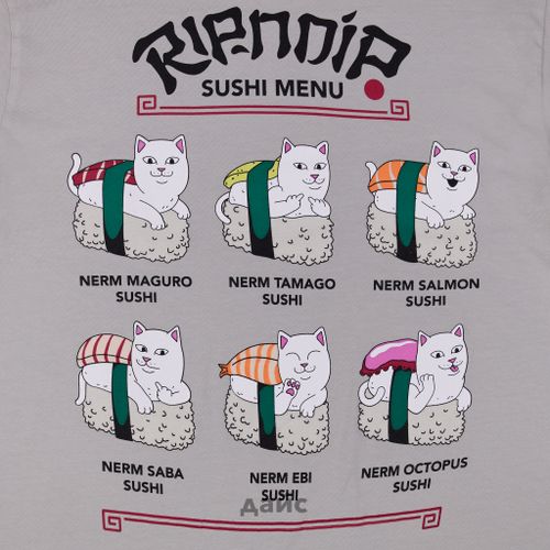 Футболка мужская Ripndip Sushi Nerm Tee артикул:RND10229 - купить в магазине Дайс