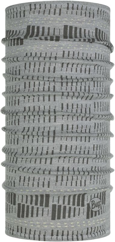 Тонкий шерстяной шарф-труба Buff Wool lightweight Relay Light Grey Фото 1