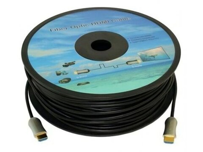 Кабель Fiber Optic HDMI 2.0 GOLD, 25м