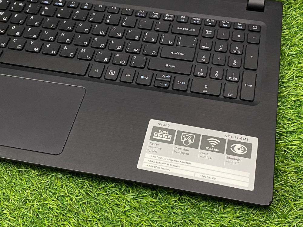 Ноутбук Acer 15.6' AMD A6/Radeon R4/4GB/500GB/ Aspire 3 A315-21-64A8[NX.GNVER.065]/Windows 10