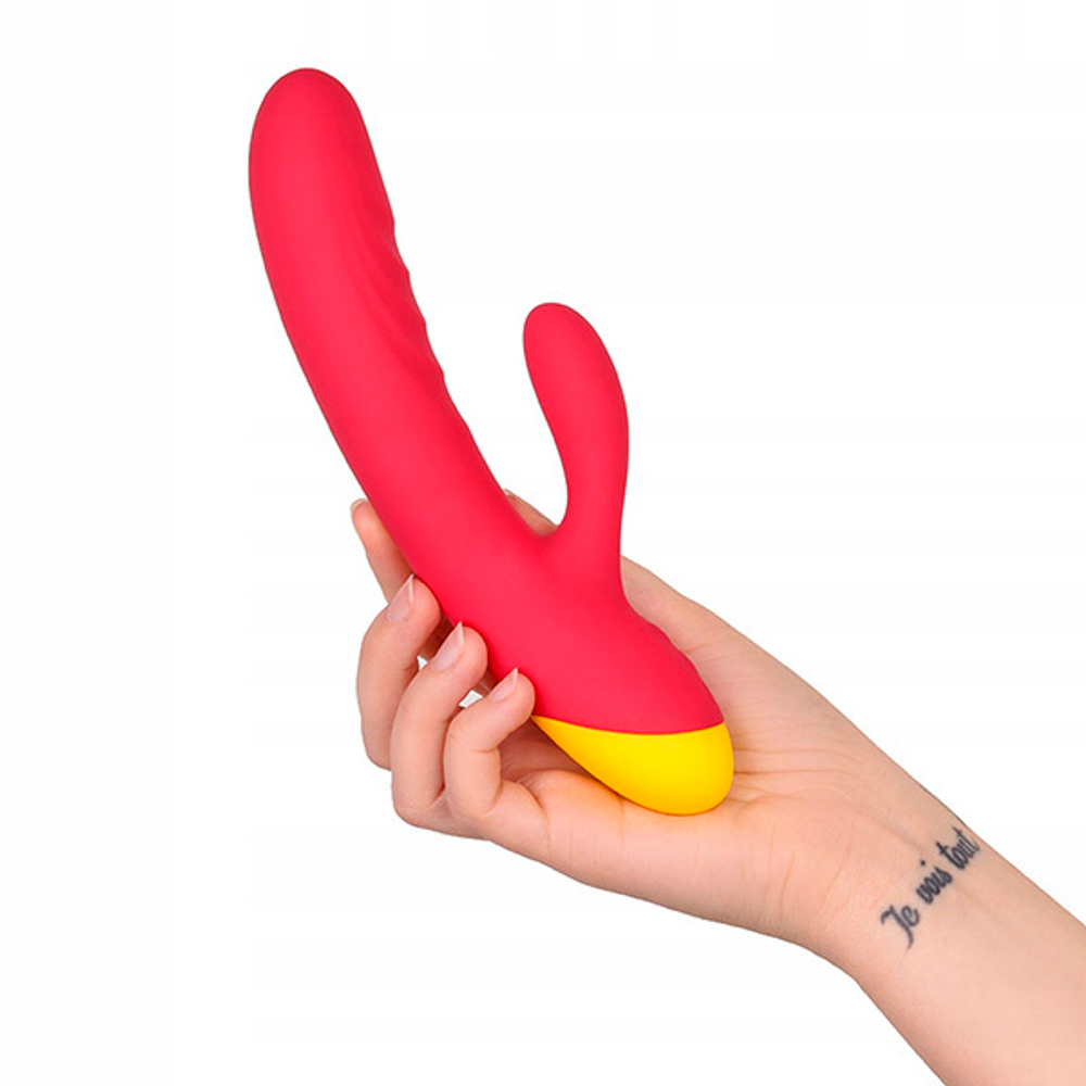 Розовый вибратор-кролик 21см Romp Jazz Rabbit Vibrator RPRBSGX