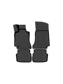 Коврики в салон для MERCEDES-BENZ C-klasse (W205 рестайлинг) 2018-2021, USA, Купе, 4шт. (полиуретан) ELEMENT3DA20763210K