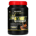 ALLMAX, AllWhey Gold, 100 % сывороточный белок + изолят сывороточного белка премиум-качества, со вкусом шоколада, 907 г (2 фунта)