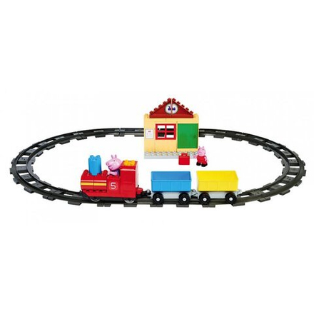 Pig - конструктор Электропоезд Свинка Пеппа 57154