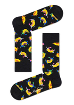 Носки унисекс Hot Dog Dog Sock с хот-догами (Размер: 29) (Цвет: черный)