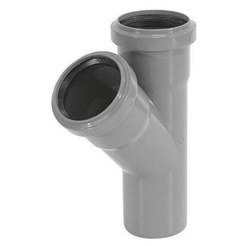 Тройник TEBO 50-50 45гр. для внут. канал., арт. 013020418 (75)