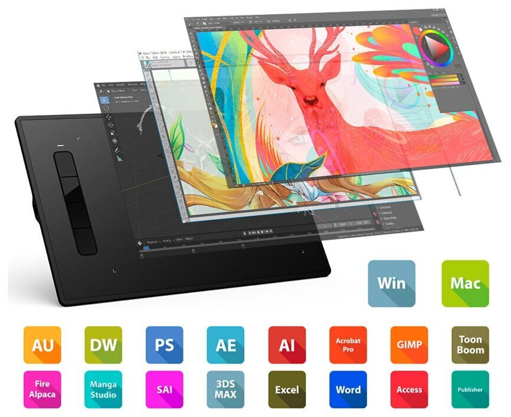 Графический планшет XP-Pen G960S