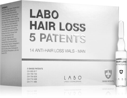 Labo Hair Loss 5 Patents - интенсивное лечение выпадения волос для мужчин /   14x3,5  ml  / GTIN 8051417610612