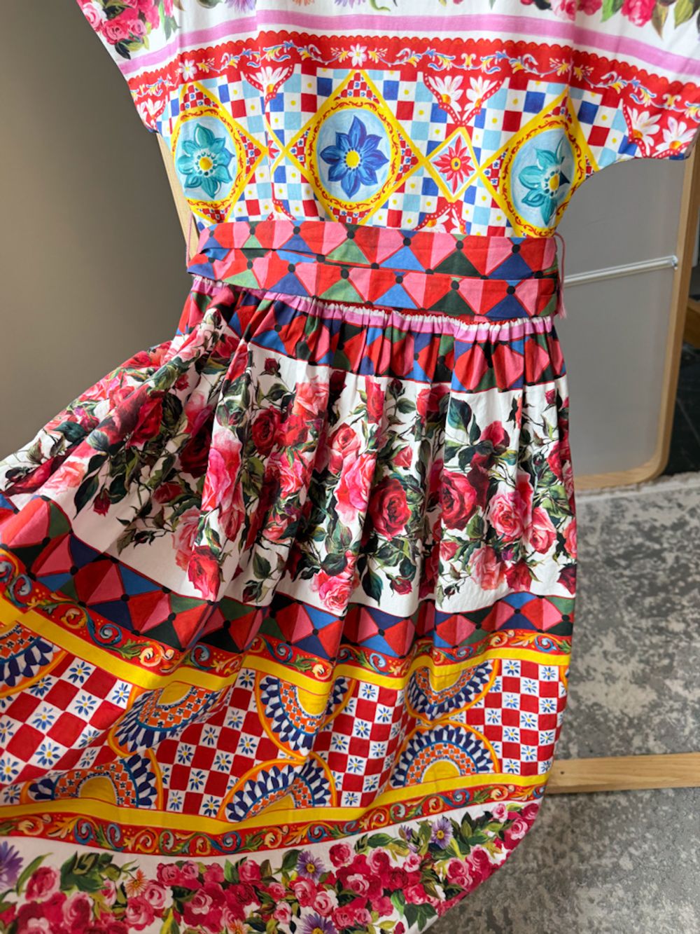 Хлопковое платье Dolce & Gabbana, 140