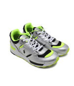 Кожаные кроссовки POLO RALPH LAUREN - серебряный(809923933)