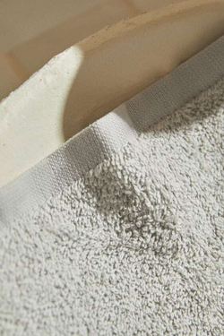 ZARA HOME ХЛОПКОВОЕ ПОЛОТЕНЦЕ (НАБОР ИЗ 3 ШТУК), СВЕТЛО-СЕРЫЙ