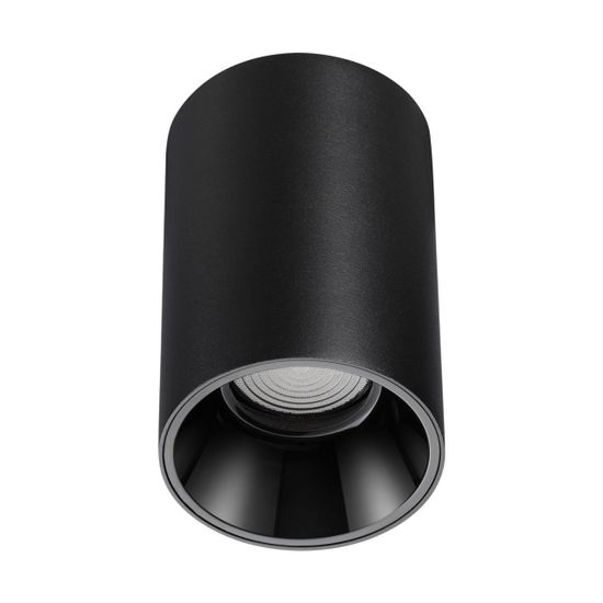 359418 OVER NT24 376 черный Светильник накладной влагозащищённый IP54 LED 10W 170-265V 3000К 830Лм RECTE