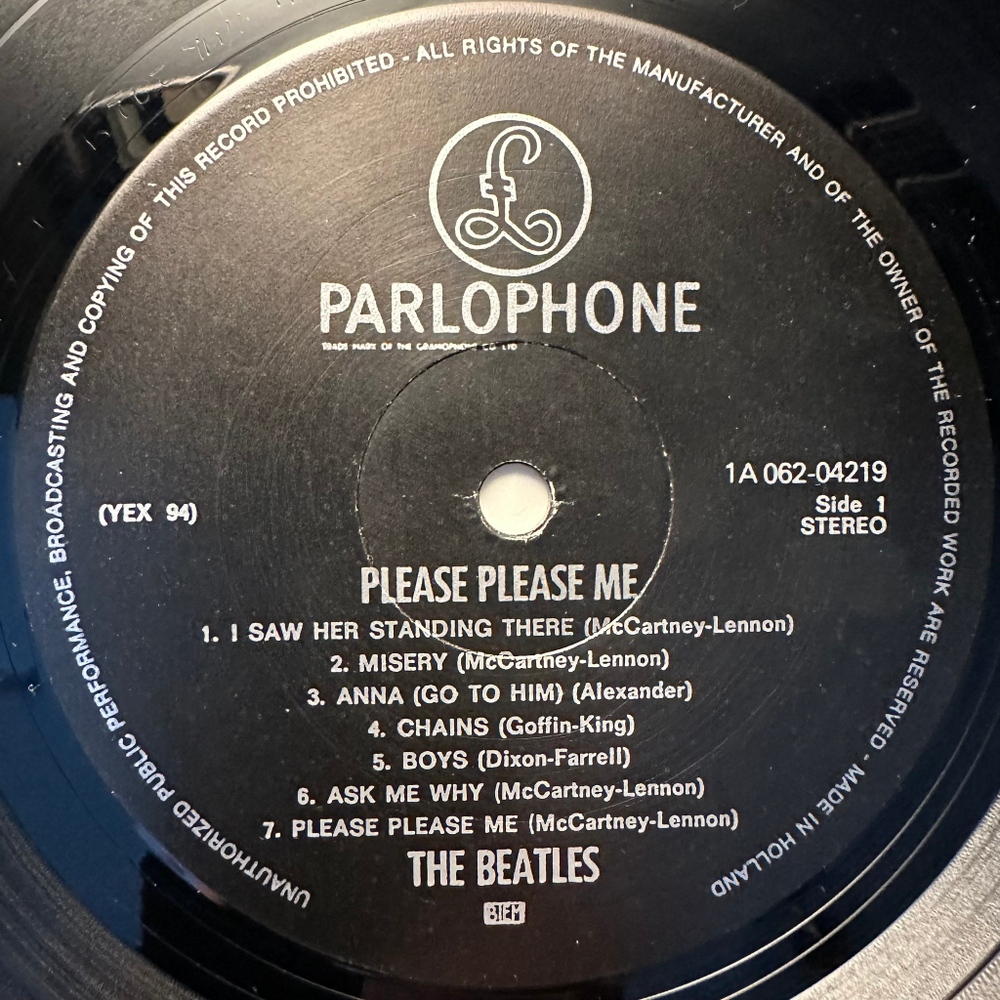 The Beatles - Please Please Me (Голландия 1977г.)