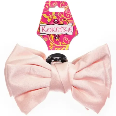 Заколка-краб для волос «ПЕРСЕЯ», цвет молочный, 14,5*9см (блистер Кокетка)