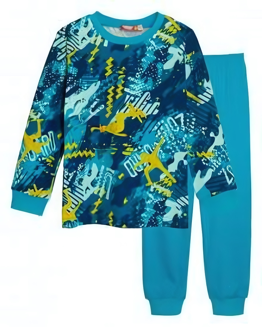 Пижама для мальчика р.98-56 т.бирюзовый