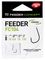 Крючки с поводком FC FEEDER FC104 №8, 10 шт. (поводок 70 см, 0,14 мм)