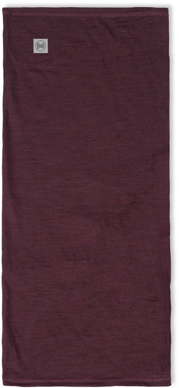 Шерстяной шарф-труба Buff Merino Lightweight Solid Garnet Фото 5