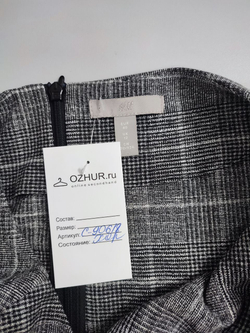 Платье H&M в клетку 46 размер