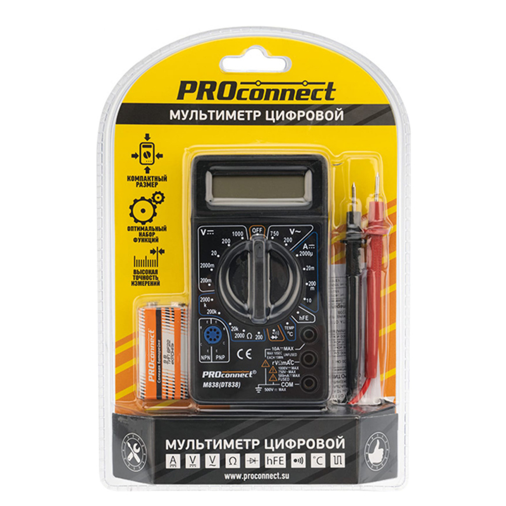 Мультиметр PROconnect DTM M838