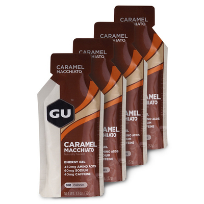 Гель энергетический GU ENERGY GEL (карамель-макиато), 32г 4шт