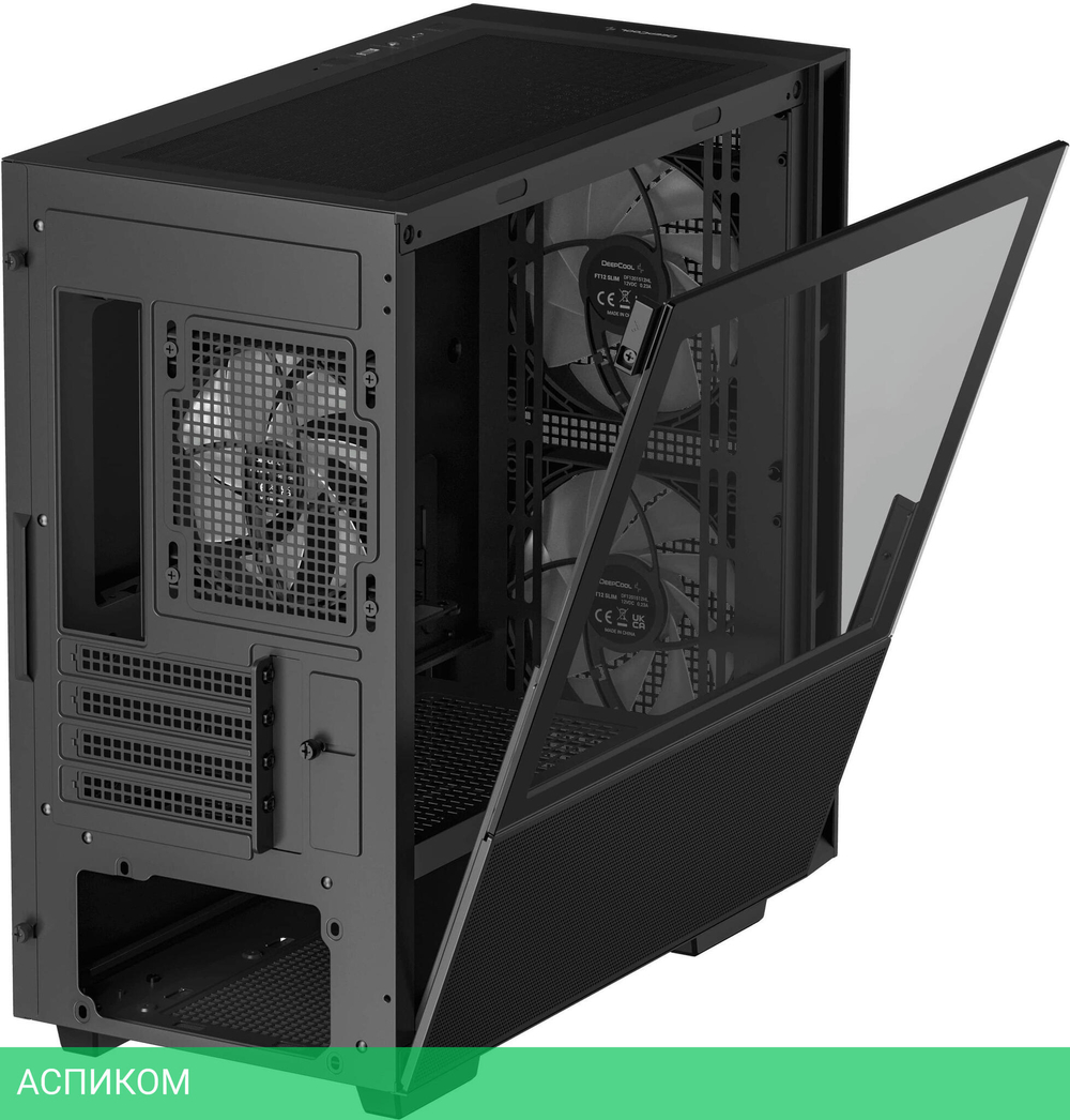 Корпус DeepCool CH360 mATX без БП Black (R-CH360-BKAPE3-G-1)