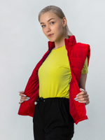 Жилет Рабочий Утепленный NVDesign, с Воротником Стойкой "Калина", цв. красный