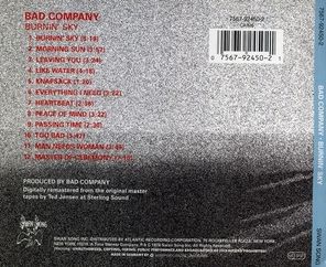 Bad Company / Burnin' Sky (CD)
