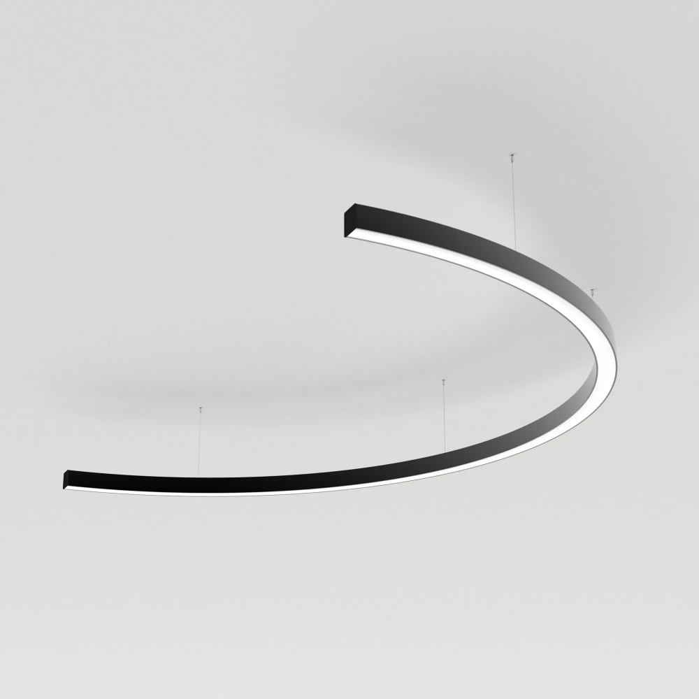 Светильник SP-LINE-HANG-ARC-C3535-D1500-53W Day4000 (BLACK, 230V) (Arlight, Металл) 034035(2)