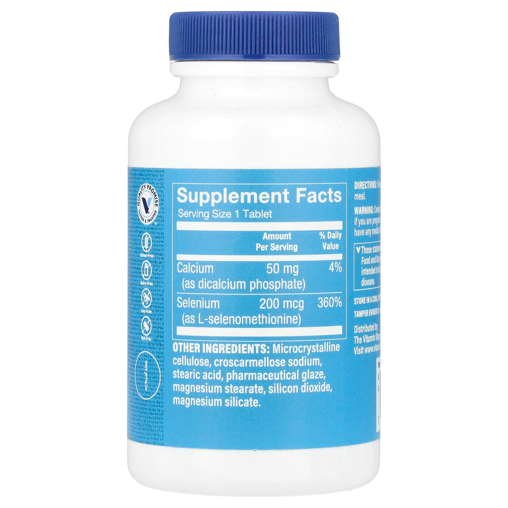 The Vitamin Shoppe, Селен, 300 таблеток