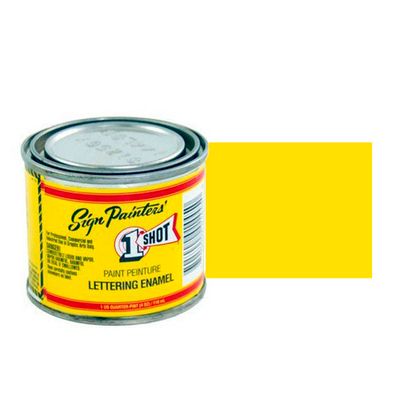 Эмаль для пинстрайпинга 1 Shot Желтый лимон (Lemon Yellow), 118 мл